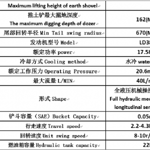 18履帶挖掘機