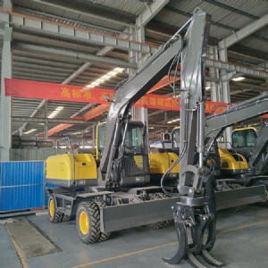 120型雙油缸輪式抓木機(jī)
